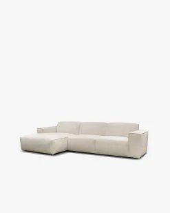 Vilanova sofa m/chaiselong, hvid