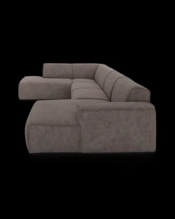 Vilanova U-sofa med chaiselong højre og open end venstre