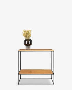 Vista konsolbord, eg/sort