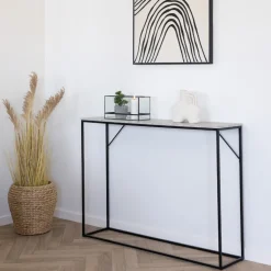 Vista konsolbord, travertin look