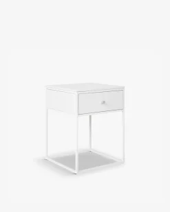 Vista sengebord, hvid