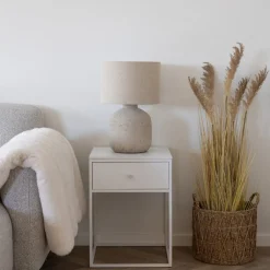 Vista sengebord, hvid