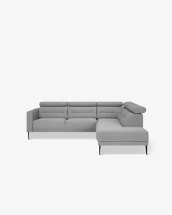 Vizion hjørnesofa m/open end, grå
