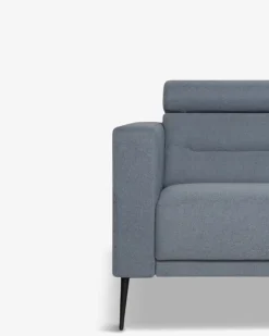 Vizion sofa m/chaiselong, blå