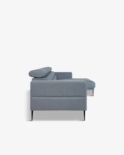 Vizion sofa m/chaiselong, blå