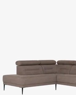 Vizion U-hjørnesofa, lys brun