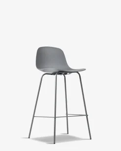 Whitby barstol, lys grå
