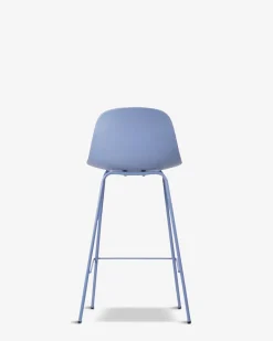 Whitby barstol, støvet blå
