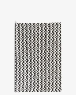 Zigzag tæppe sort/hvid 170x240 cm